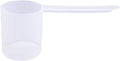 80cc Long Handle Measuring Scoop (1/3 Cup / 2.7 oz / 80mL) - Heavy-Duty Plastic Spoon for Powders, Protein, Coffee, and Baking, 1-Pack
