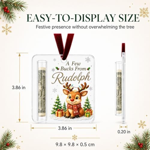 14Pcs Christmas Money Holders for Cash, Cash Gift Holder Ornament