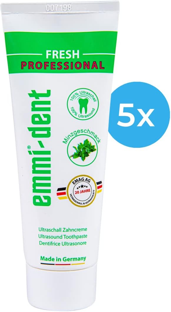 Emmi-dent Ultrasonic Toothpaste with Nano-Bubbles (Fresh, 5 Pack)