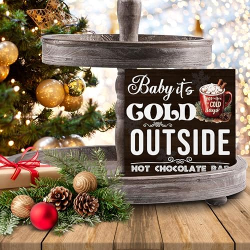 Hot Chocolate Bar Christmas Decorations - Winter Christmas Decor