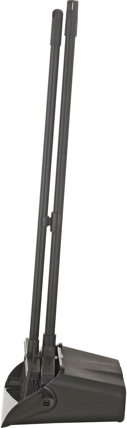 Global Industrial Upright Dust Pan & Lobby Broom Combo Kit