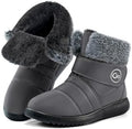 Reimferce Womens Snow Boots for Winter: Comfortable & Warm for All Day Wear - Waterproof Non Slip Booties for Commute Outdoor Walking