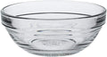 Duralex Lys 9 cm Stacking Bowl, Pack of 6, Glass, 4-3/8 oz