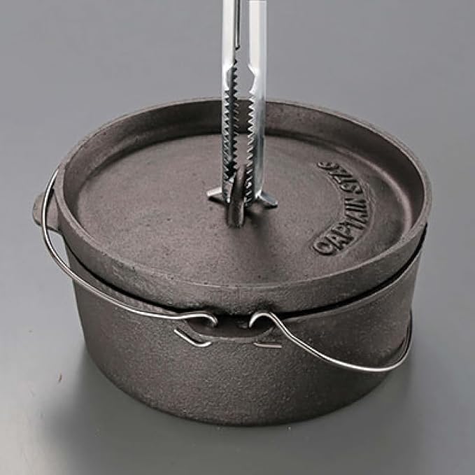 Captain Stag UG-3228 / UG-3231 / UG-3273 Outdoor BBQ Tongs, Wood Grip, Stainless Steel, Stopper Included