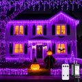 JMEXSUSS Purple Halloween Lights Outdoor, 800 LED