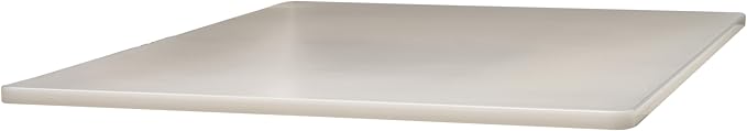 Winco Cutting Board, 18 by 24 by 1/2-Inch, White, 18" x 24" | Dishwasher safe, Stain resistant, Minimizes dulling, HACCP approved, Great for Charcuterie, Appetizers and Buffet Displays
