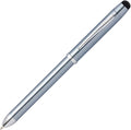 Cross Tech3+ Engraved Refillable Multi-Function Ballpoint Pen with Stylus, Medium Ballpen And Pencil, Includes Premium Gift Box - Frosty Steel