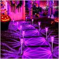 DenicMic Solar Halloween Lights Outdoor Waterproof 10 Pack Halloween Decor