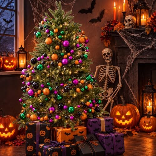 2 Pcs 6 ft Halloween Ball Ornament Garland