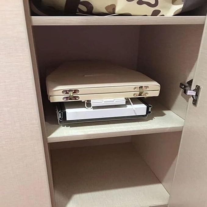 Foldable Ironing Board 12” x 32” Retractable Hidden Ironing Board Closet Ironing Station in Cabinet for Apartment & Small Room