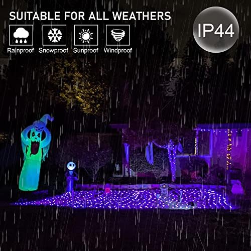 weillsnow 500 LED Halloween String Lights,164 FT Twinkle Lights Waterproof