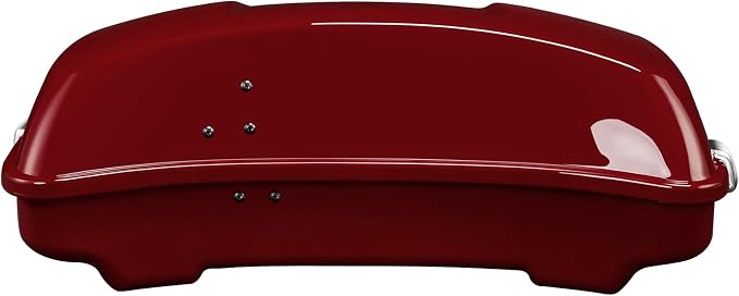 5.5" Razor Motorcycle Trunk W/Latch Key Fit For Harley 2014-2025 Touring CVO Road King Street Glide Electra Glide Ultra Limited Pack Billiard Red