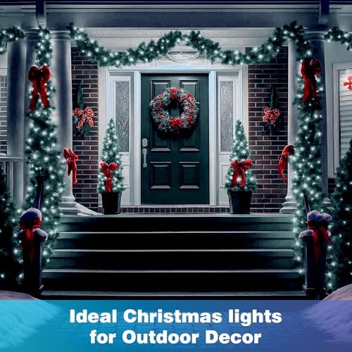 264FT Cool White Christmas Lights, 800 LED Outdoor Xmas String Lights
