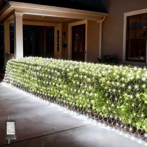 LitHome 21FT x 5FT Christmas Net Lights Outdoor Mesh Lights Connectable
