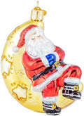 Old World Christmas Moonlight Santa Tree Ornament