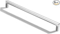 khtumeware 5 Pack 12 inch(305mm) Hole Center Polished Chrome Cabinet Pulls Solid Heavy-Duty Square Cabinet Handles Drawer Pulls Kitchen Cabinet Hardware Kitchen Handle