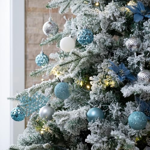 Valery Madelyn 50ct Christmas Tree Decorations Ball Ornaments 2.36 Inches