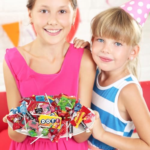 Bulk Candy Variety Pack 8 lb 400 Ct, Individually Wrapped Assorted Mix