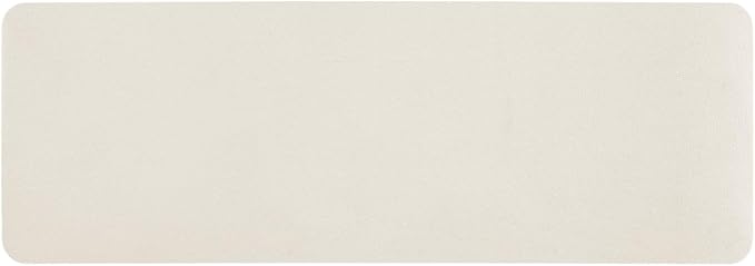 TYUU White Bath Mat, Bathroom Rugs Non Slip Washable Thin Absorbent Quick Dry Bath Mat Fits Under Door Bathroom Floor Mat Perfect for Bath, Shower, or Sink 24"x70" White