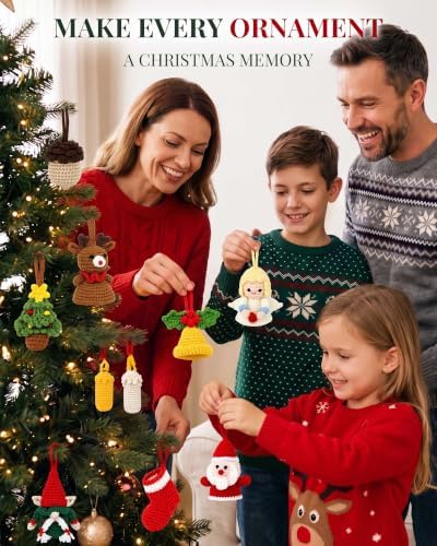 Crochet Ornament Advent Calendar 2026, Handmade Christmas Home Decor