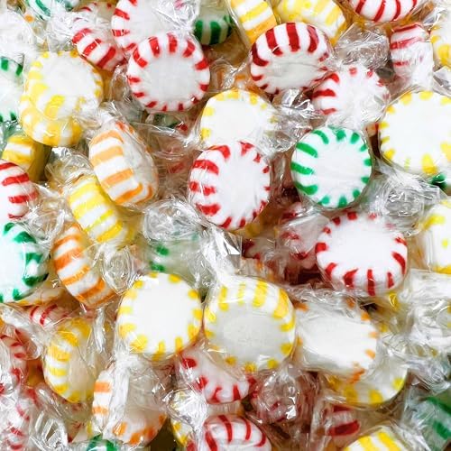 Fruit Hard Candy Assortment, Apple, Strawberry, Lemon & Orange, 96 Oz
