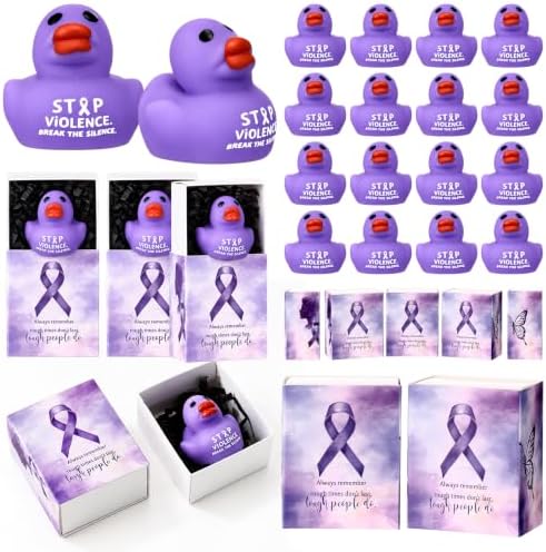 30 Sets Domestic Violence Awareness Gifts Purple Ribbon Party Favors