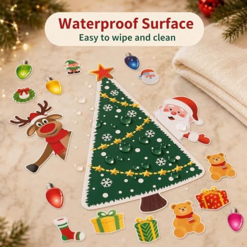 Magnets for Fridge, Magnetic Sticker, Kitchen Decor, Fridge Magnets. (Xmas Tree-D)