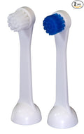Cybersonic Classic Compact Replacement Brush Heads, Compatible with All Cybersonic Electric Toothbrushes (2 Pack)