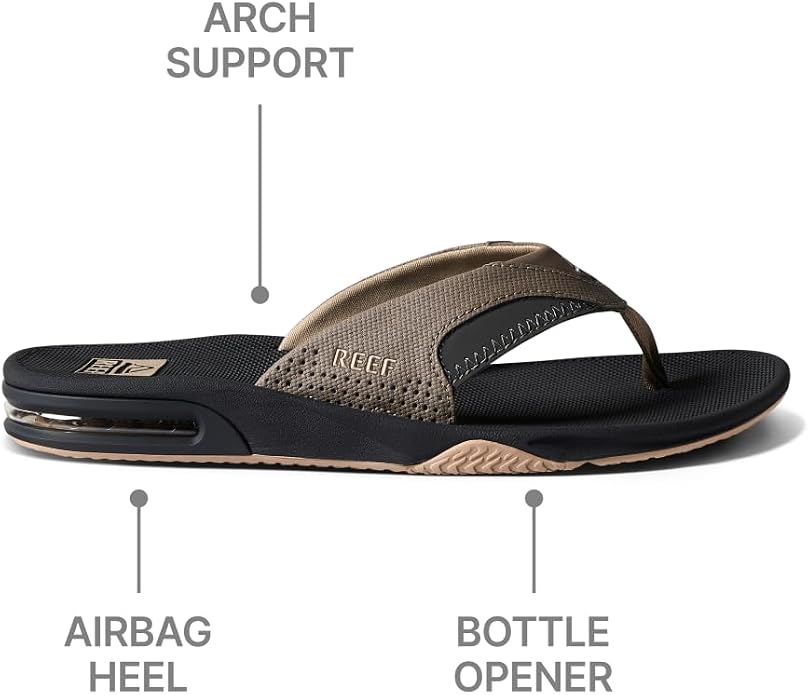 REEF Men's Fanning Bottle Opener Flip Flops