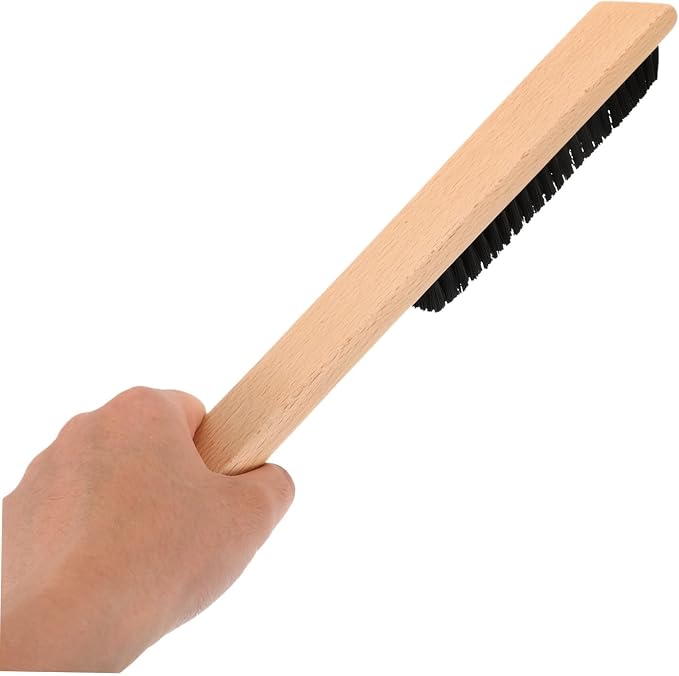 Ipetboom Sheet Cleaning Brush Scrub Brush Lint Brush Clothes Brushes Scrubbing Brush Clothing Brush Cleaning Cloth Brush Bristle Cleaning Brush Laundry Brush Wooden