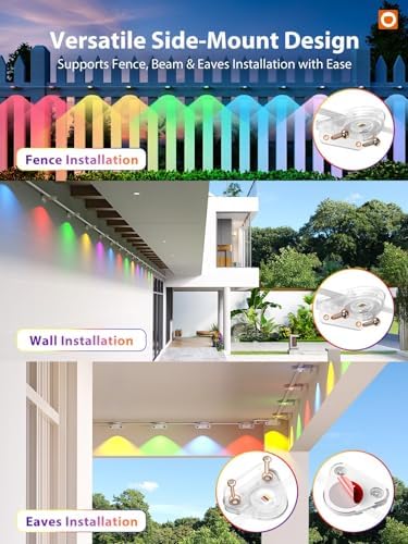 addlon Permanent Outdoor Lights, Smart RGB+IC LED Lights for House Outdoor