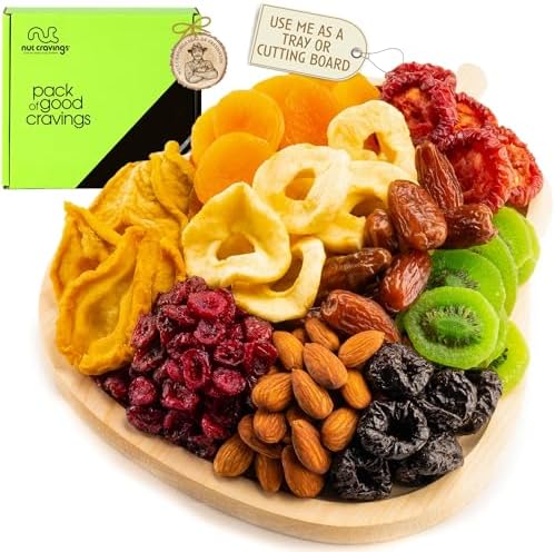 NUT CRAVINGS - Dried Fruit & Mixed Nuts Gift Basket (9 Assortments)
