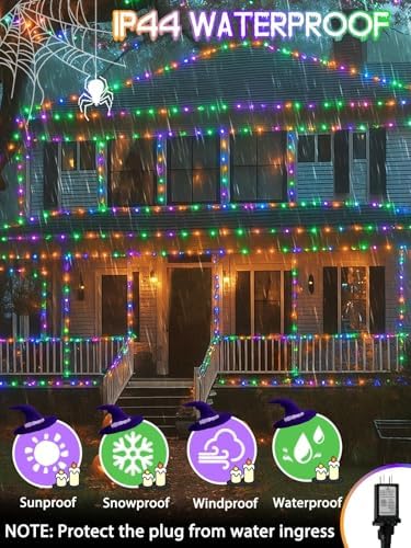 800 LED Smart RGB Color Changing String Lights APP & Remote for Halloween
