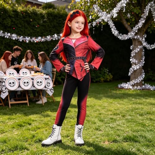 Kids Royal Princess Costume Girls Halloween Birthday Outfit Dress Up Set