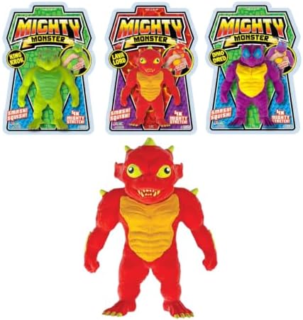 JA-RU Mighty Monster Squish Stretchy Figure, Assorted Style, Age 3+