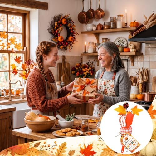 Qinyoung 60pcs/12sets Fall Baking Gift Set with Whisk Spatula