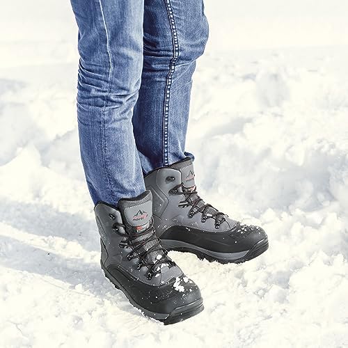 NORTIV 8 Men's Waterproof Hiking Winter Snow Boots