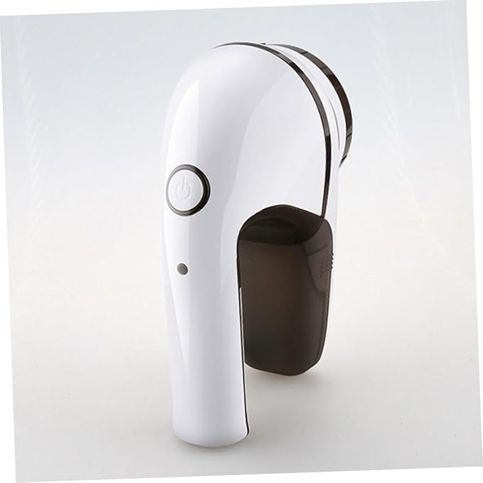 Rechargeable Electric Lint Remover for Garments and Fabrics 1400 mAh | Portable Fuzz Remover, Ergonomic ABS Body, White Finish, Battery Included, DIY Supplies Use