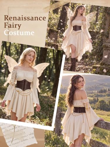 Renaissance Costume Women Pirate outfit Ren Fairy Dress Halloween Costume