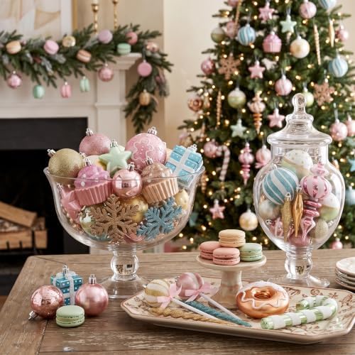 Valery Madelyn 80ct Christmas Ball Ornaments Tree Decorations Set