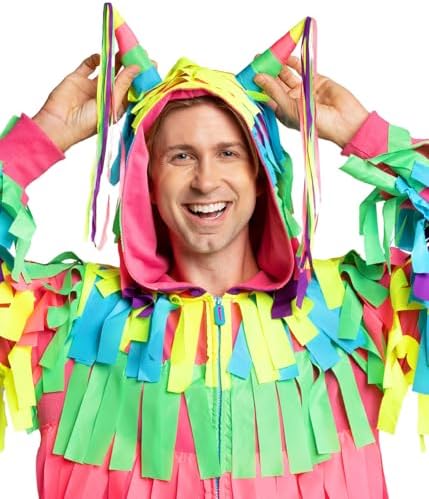 Tipsy Elves Men's Pinata Jumpsuit Halloween Costume for Adults
