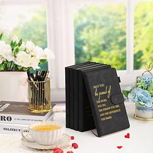 Kosiz 20 Pcs Employee Appreciation Gift Bulk Notebook Pen, Black, Proud
