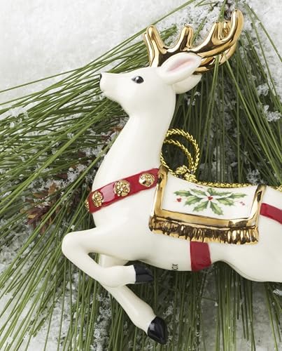 Lenox Holiday Accent Reindeer Ornament