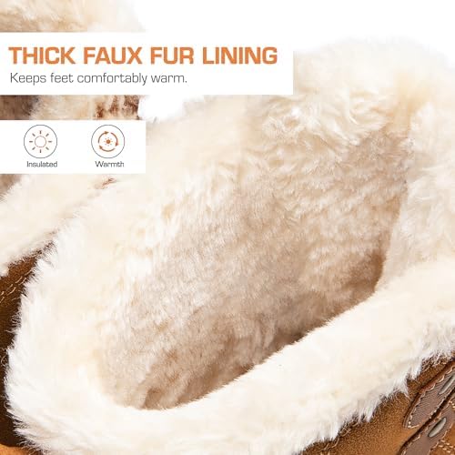 DREAM PAIRS Women’s Lace Up Ankle Snow Boots