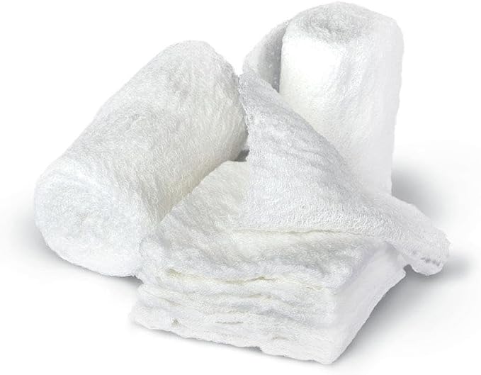 Medline Bulkee Sterile Diagonal Super Fluff Sponge, 6" x 6.75", 480 Count | Soft And Highly Absorbent Sponges Designed For Wound Care, Cleansing, And Packing With Reliable Fluid Management