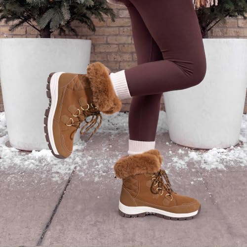 DREAM PAIRS Waterproof Winter Snow Boots for Women