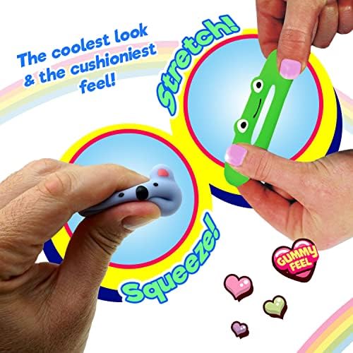 JA-RU Mini Mochi Squishy Animals (2 Pack) Cute Jiggly Donut 3352-2