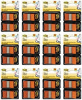 Post-it Flags, 1 inch, Orange Two Dispensers of 50 Flags, 12 Pack (680-OE2)