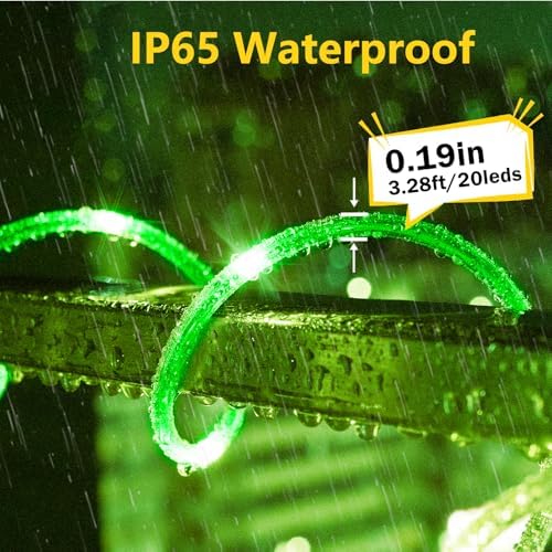KNONEW 1000 LED Rope Lights Outdoor 164FT Rope Light for Outside Waterproof