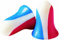 Howard Leight by Honeywell Super Leight USA Disposable Foam Shooting Earplugs, 10-Pairs (R-01891),Red/White/Blue